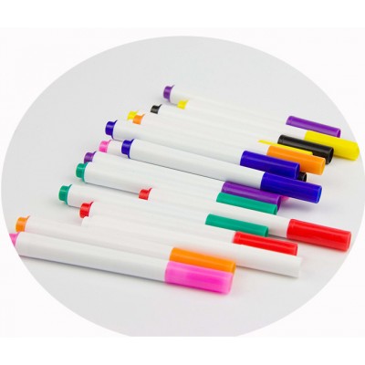 Wet erasable balloon marker