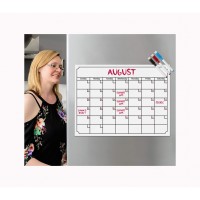 Magnetic refrigerator weekly calendar