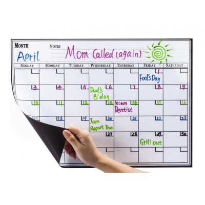 Dry erase whiteboard surface PET lamination magnetic memo board