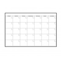 Different size dry erase calendar